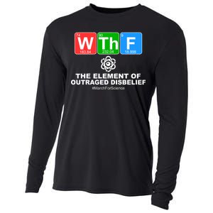 WTHF WTF The Element of Outraged Disbelief March For Science Cooling Performance Long Sleeve Crew