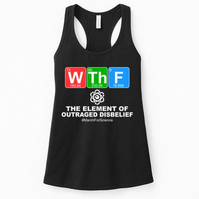 WTHF WTF The Element of Outraged Disbelief March For Science Womens Tank Top