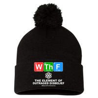 WTHF WTF The Element of Outraged Disbelief March For Science Pom Pom 12in Knit Beanie
