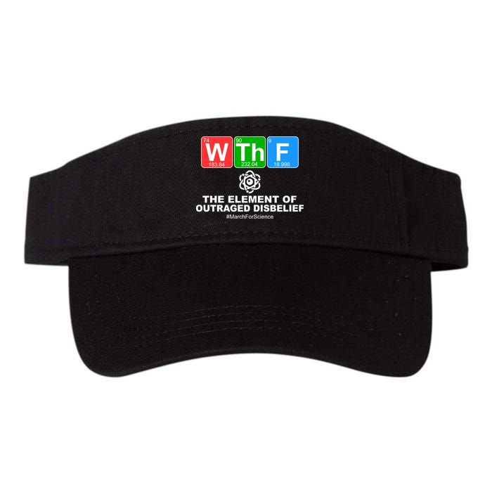 WTHF WTF The Element of Outraged Disbelief March For Science Visor