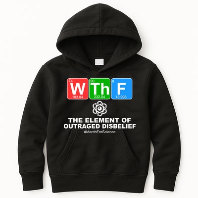 WTHF WTF The Element of Outraged Disbelief March For Science Kids Hoodie