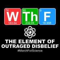 WTHF WTF The Element of Outraged Disbelief March For Science Wool Snapback Cap