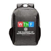 WTHF WTF The Element of Outraged Disbelief March For Science Vector Backpack