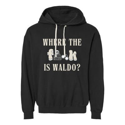 Where The Is W.A.L.D.O Garment-Dyed Fleece Hoodie