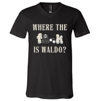 Where The Is W.A.L.D.O V-Neck T-Shirt