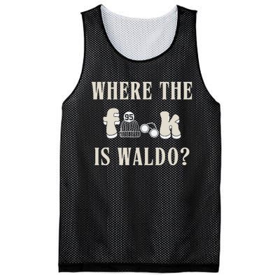 Where The Is W.A.L.D.O Mesh Reversible Basketball Jersey Tank