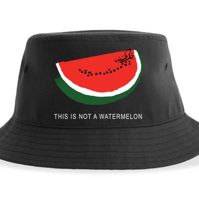 Watermelon This Is Not A Watermelon Palestine Collection Sustainable Bucket Hat