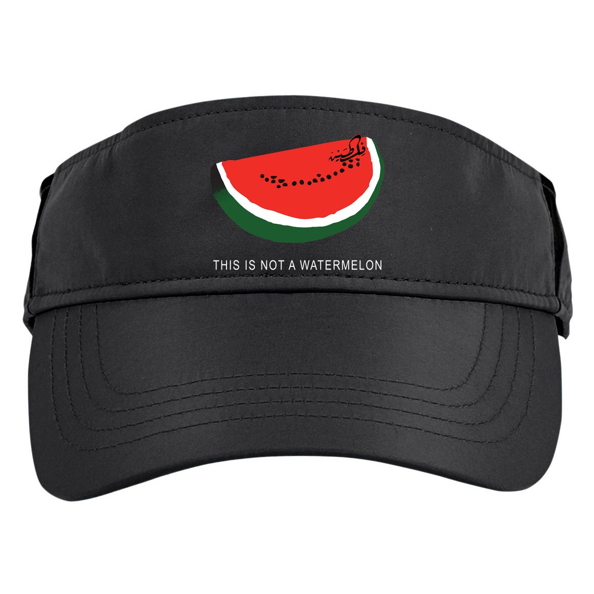Watermelon This Is Not A Watermelon Palestine Collection Adult Drive Performance Visor