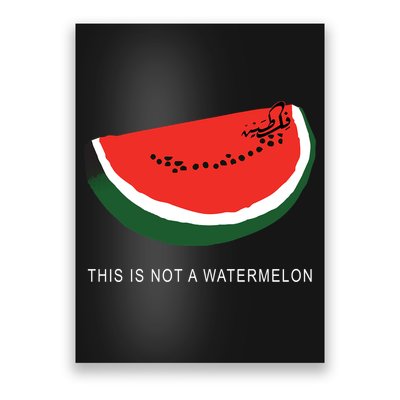Watermelon This Is Not A Watermelon Palestine Collection Poster