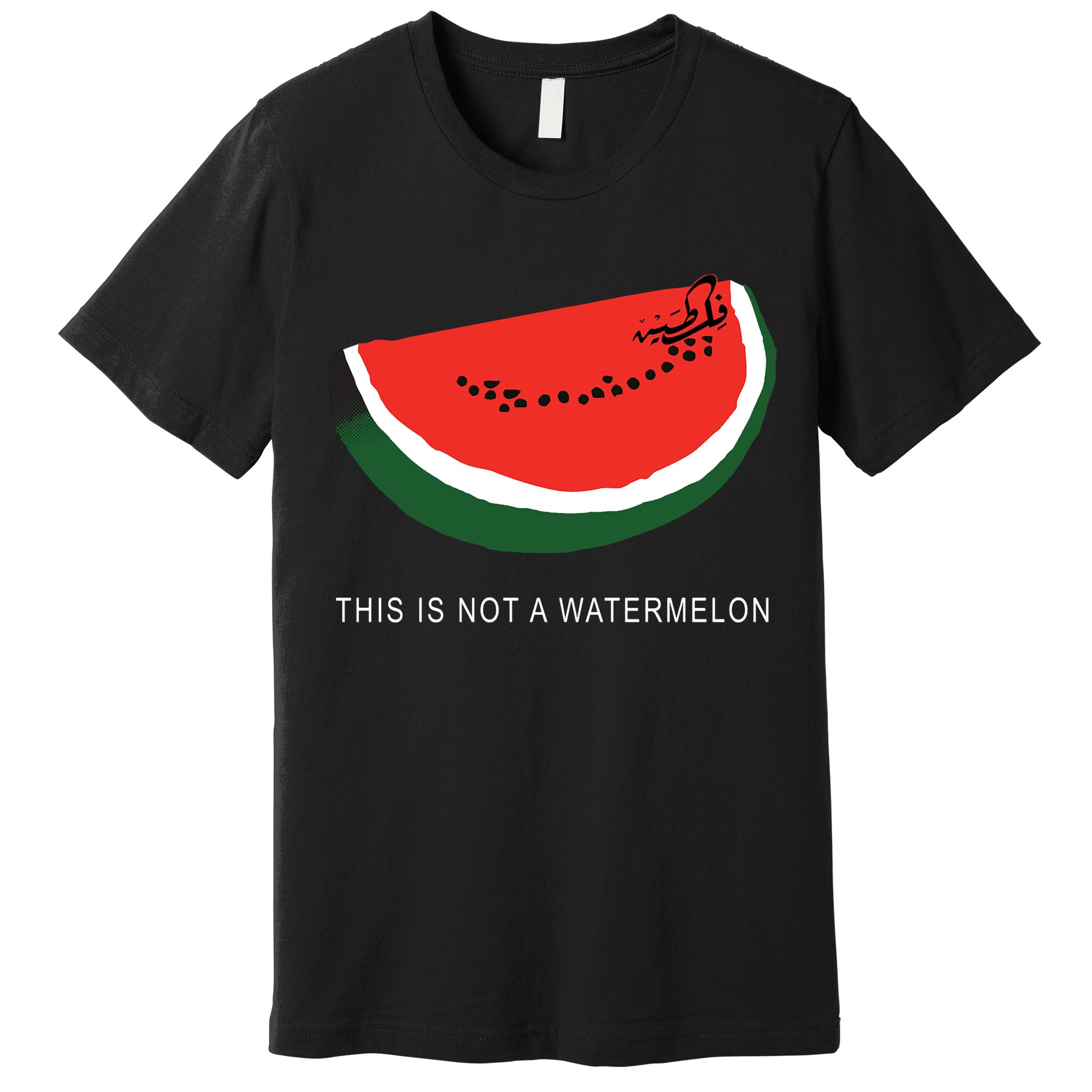 Watermelon This Is Not A Watermelon Palestine Collection Premium T-Shirt