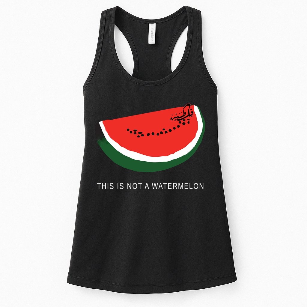Watermelon This Is Not A Watermelon Palestine Collection Womens Tank Top