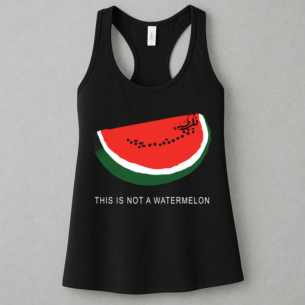 Watermelon This Is Not A Watermelon Palestine Collection Womens Tank Top