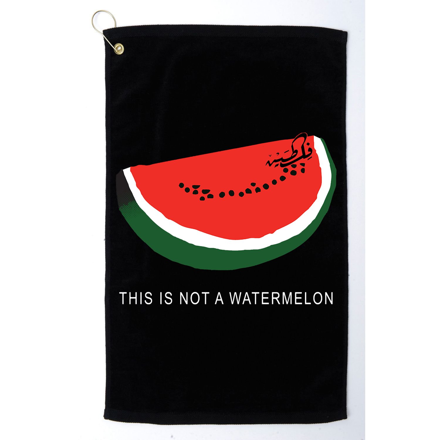 Watermelon This Is Not A Watermelon Palestine Collection Golf Towel