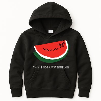 Watermelon This Is Not A Watermelon Palestine Collection Kids Hoodie