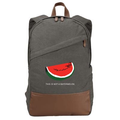 Watermelon This Is Not A Watermelon Palestine Collection Cotton Canvas Backpack