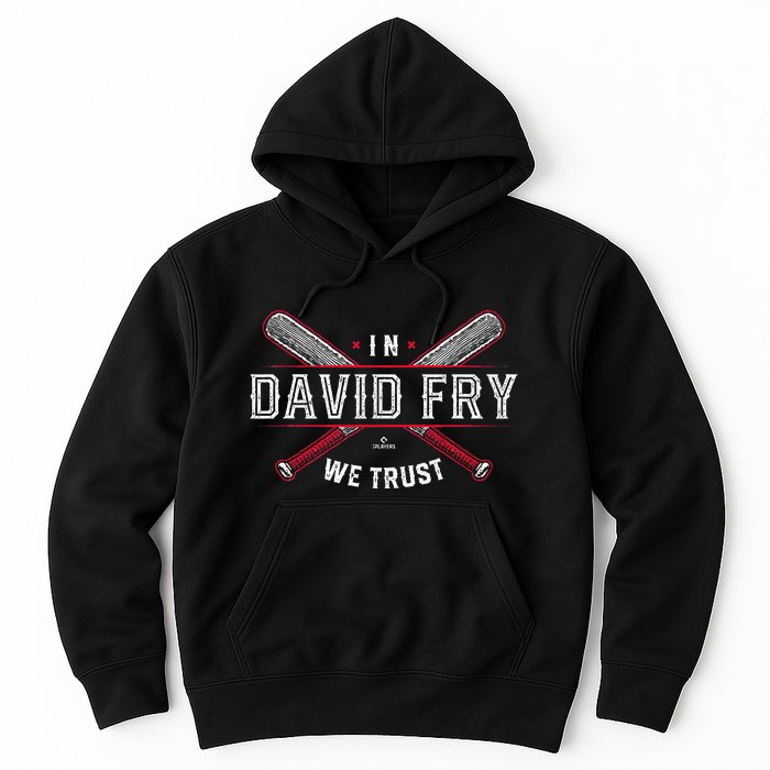 We Trust In David Fry Cleveland Baseball Hoodie