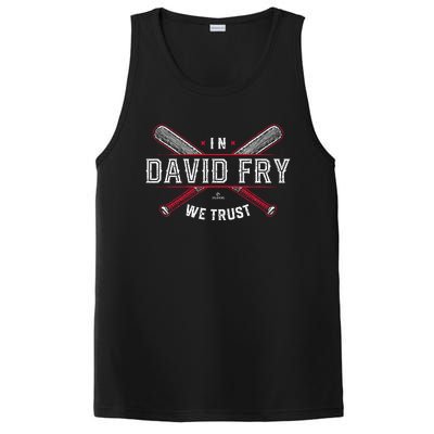 We Trust In David Fry Cleveland Baseball PosiCharge Competitor Tank