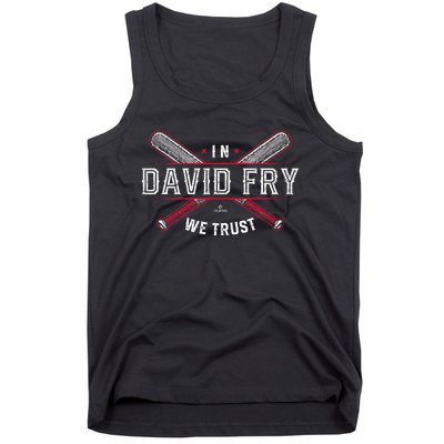 We Trust In David Fry Cleveland Baseball Tank Top