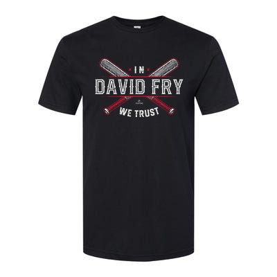 We Trust In David Fry Cleveland Baseball Softstyle CVC T-Shirt