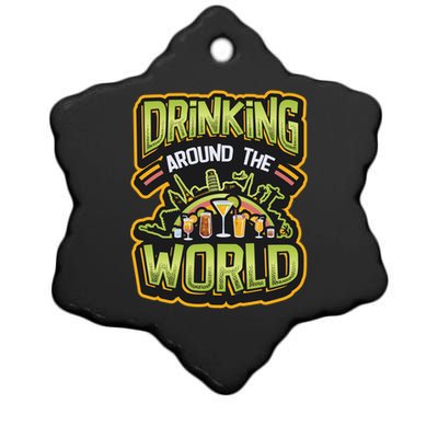 World Tour Ing Around The World Gift Ceramic Star Ornament