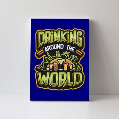 World Tour Ing Around The World Gift Canvas