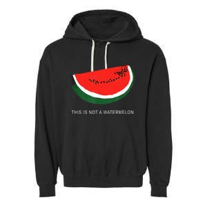 Watermelon This Is Not A Watermelon Palestine Collection Garment-Dyed Fleece Hoodie