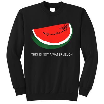 Watermelon This Is Not A Watermelon Palestine Collection Sweatshirt