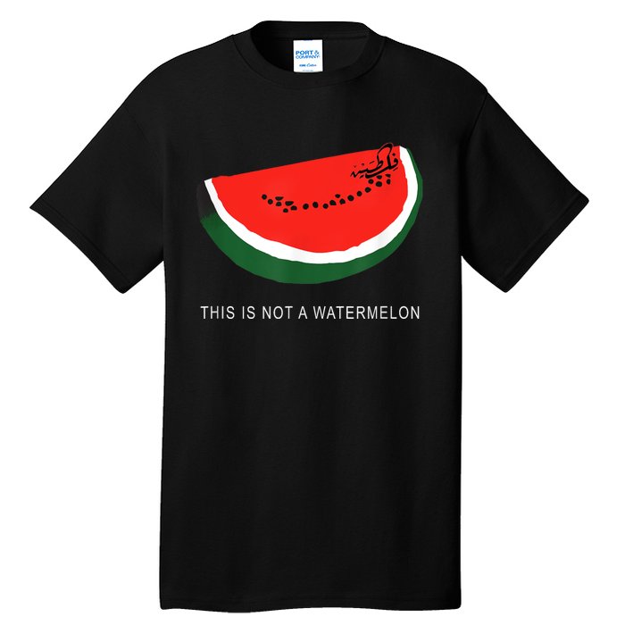 Watermelon This Is Not A Watermelon Palestine Collection Tall T-Shirt