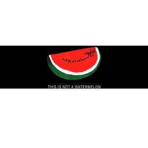 Watermelon This Is Not A Watermelon Palestine Collection Bumper Sticker