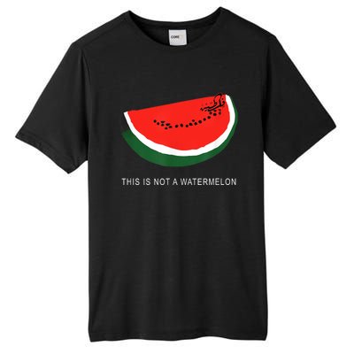 Watermelon This Is Not A Watermelon Palestine Collection Tall Fusion ChromaSoft Performance T-Shirt