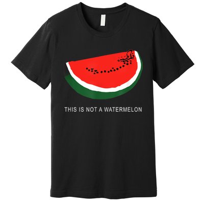 Watermelon This Is Not A Watermelon Palestine Collection Premium T-Shirt