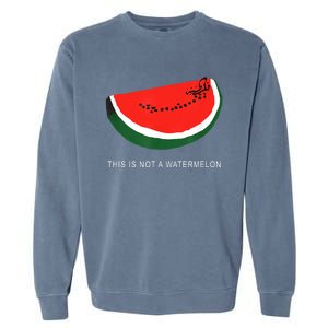 Watermelon This Is Not A Watermelon Palestine Collection Garment-Dyed Sweatshirt