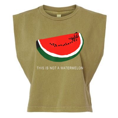 Watermelon This Is Not A Watermelon Palestine Collection Garment-Dyed Women's Muscle Tee