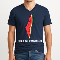 Watermelon This Is Not A Watermelon Palestine Collection V-Neck T-Shirt