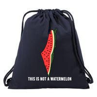 Watermelon This Is Not A Watermelon Palestine Collection Drawstring Bag