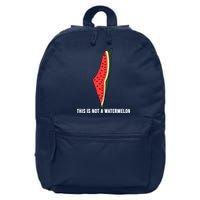 Watermelon This Is Not A Watermelon Palestine Collection 16 in Basic Backpack