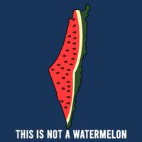 Watermelon This Is Not A Watermelon Palestine Collection 16 in Basic Backpack