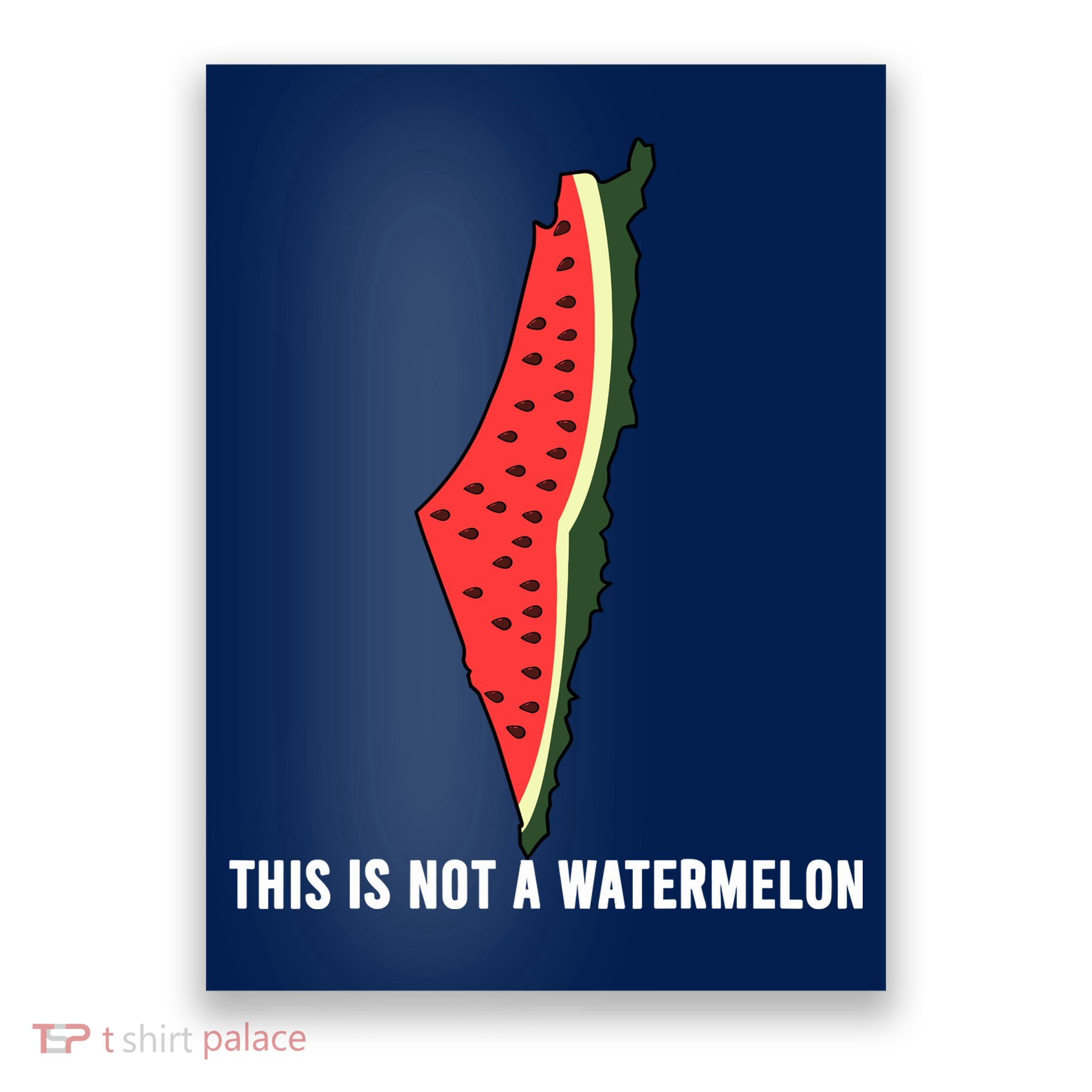 Watermelon This Is Not A Watermelon Palestine Collection Poster