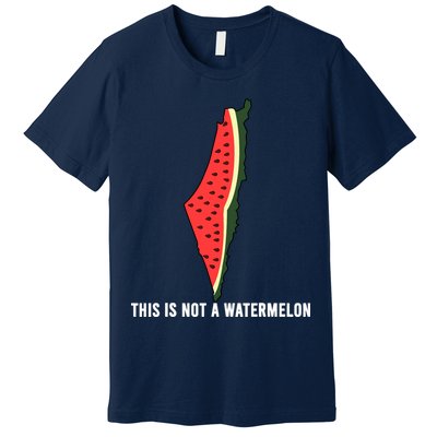Watermelon This Is Not A Watermelon Palestine Collection Premium T-Shirt