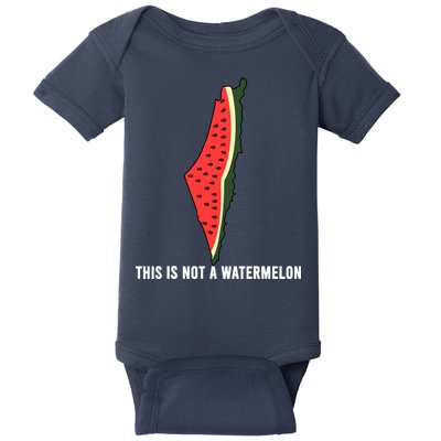 Watermelon This Is Not A Watermelon Palestine Collection Baby Bodysuit