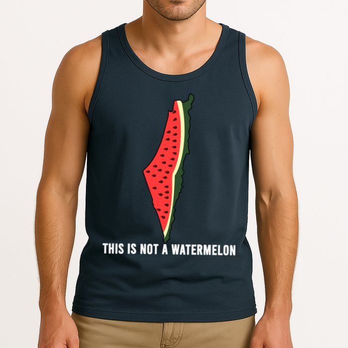 Watermelon This Is Not A Watermelon Palestine Collection Tank Top