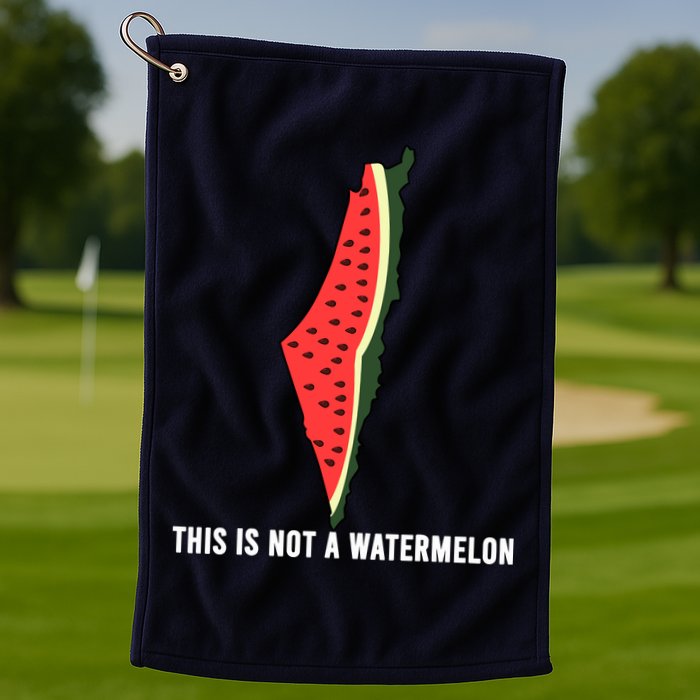 Watermelon This Is Not A Watermelon Palestine Collection Golf Towel