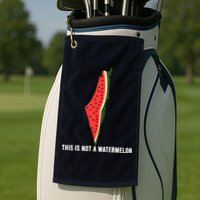 Watermelon This Is Not A Watermelon Palestine Collection Golf Towel