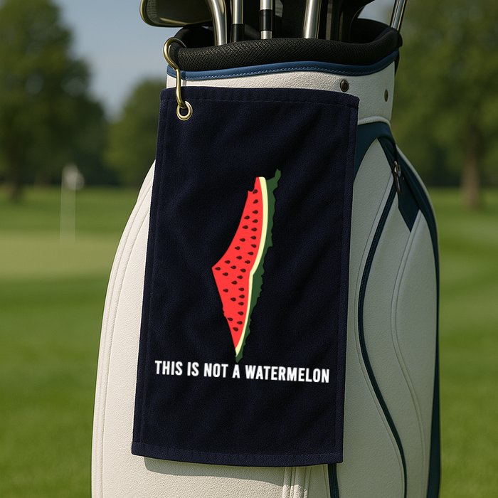 Watermelon This Is Not A Watermelon Palestine Collection Golf Towel