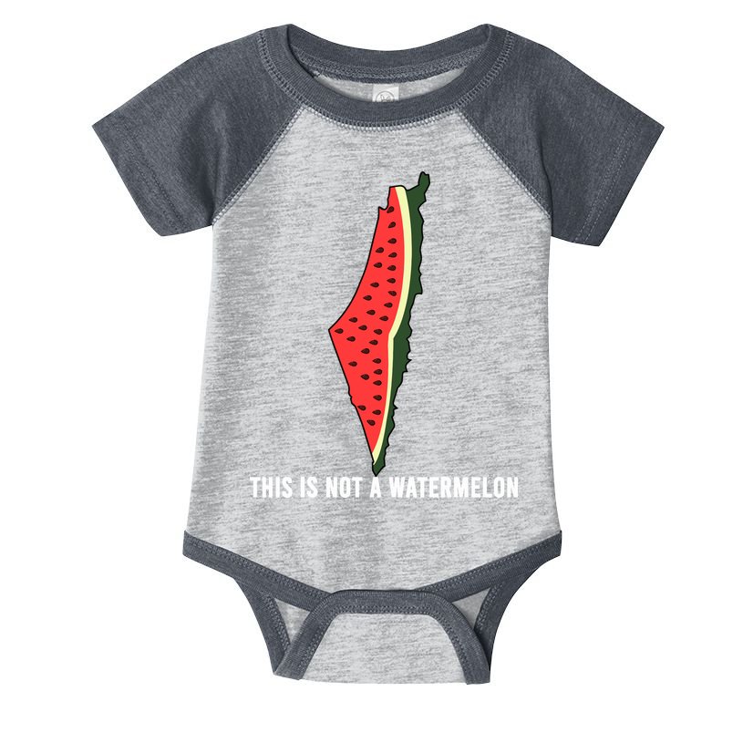 Watermelon This Is Not A Watermelon Palestine Collection Infant Baby Jersey Bodysuit