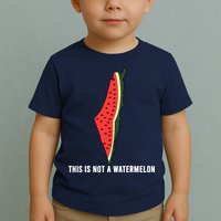 Watermelon This Is Not A Watermelon Palestine Collection Toddler T-Shirt
