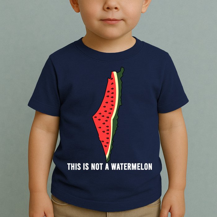 Watermelon This Is Not A Watermelon Palestine Collection Toddler T-Shirt