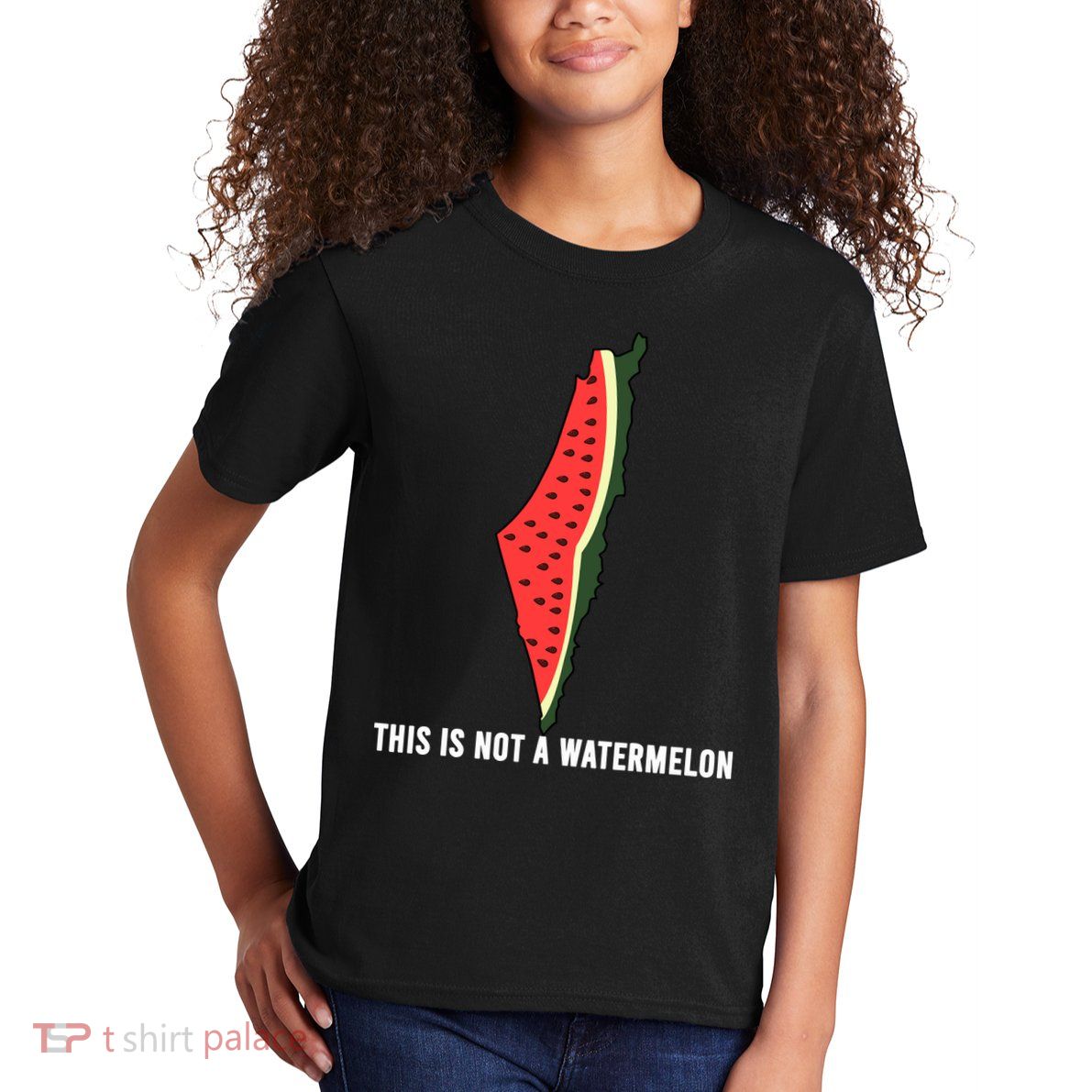 Watermelon This Is Not A Watermelon Palestine Collection Kids T-Shirt