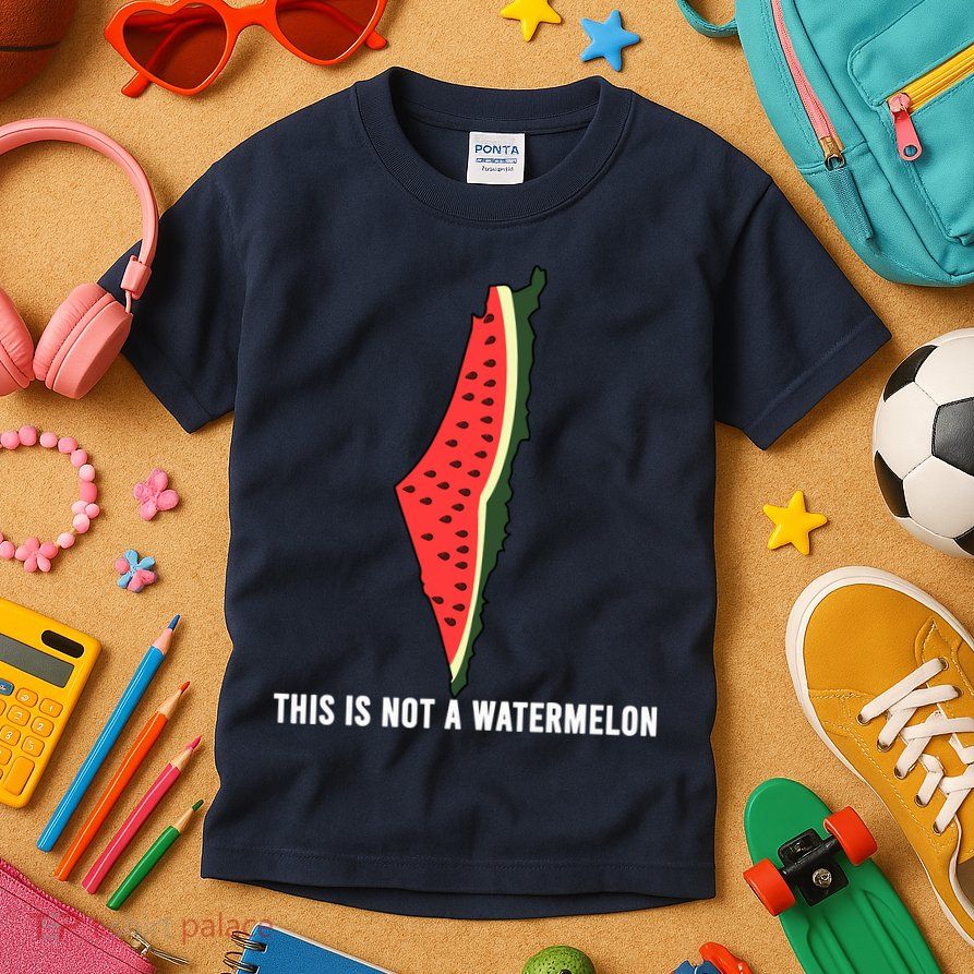 Watermelon This Is Not A Watermelon Palestine Collection Kids T-Shirt