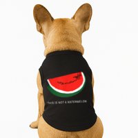 Watermelon This Is Not A Watermelon Palestine Collection Doggie Tank